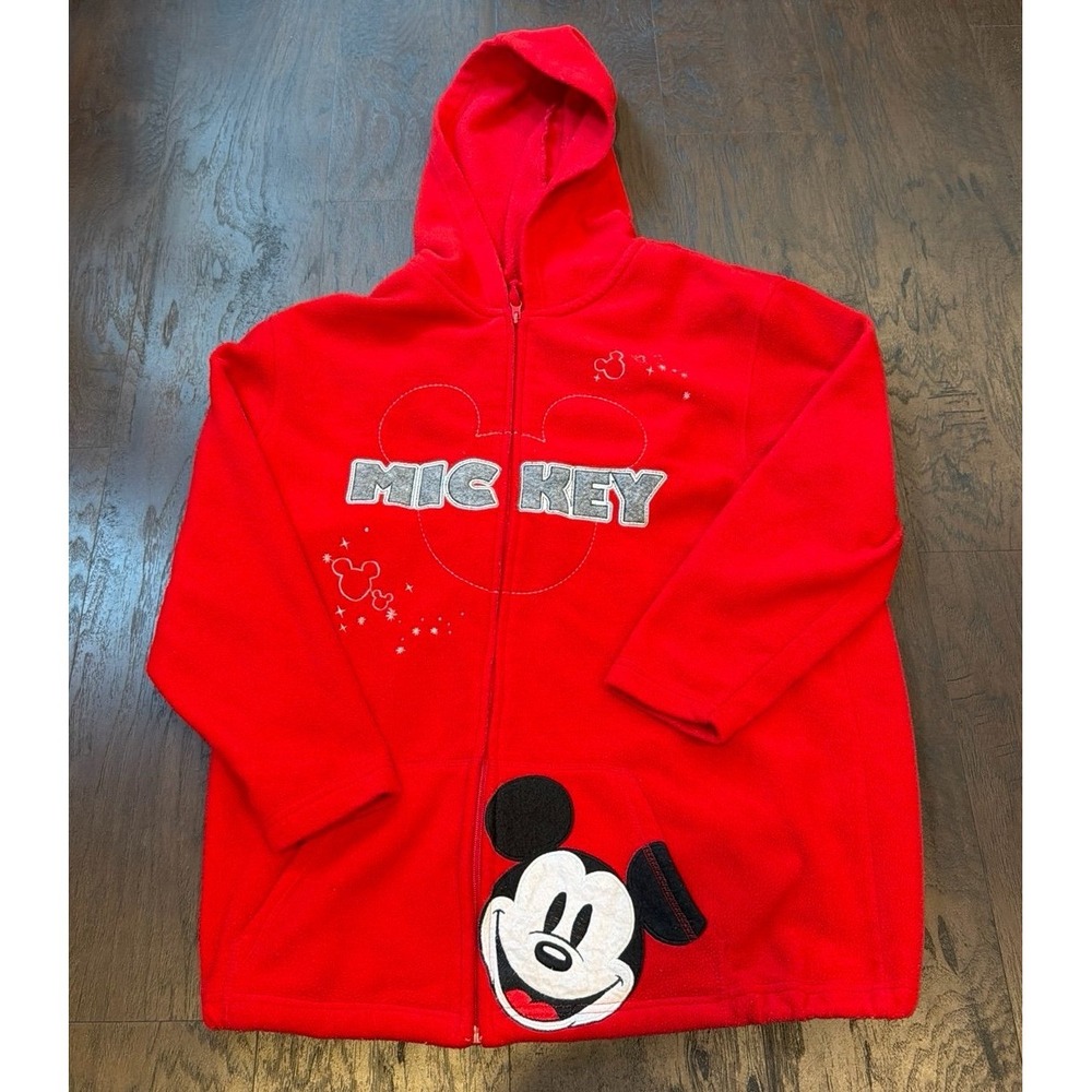Disney Mickey Mouse Red Hooded Jacket‎ 1X